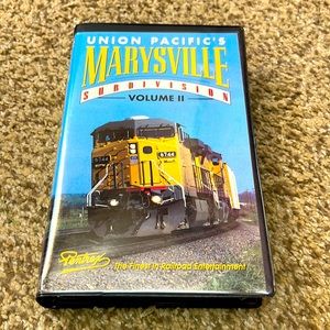 Union pacific Marysville subdivision, volume two VHS 1997, video tape